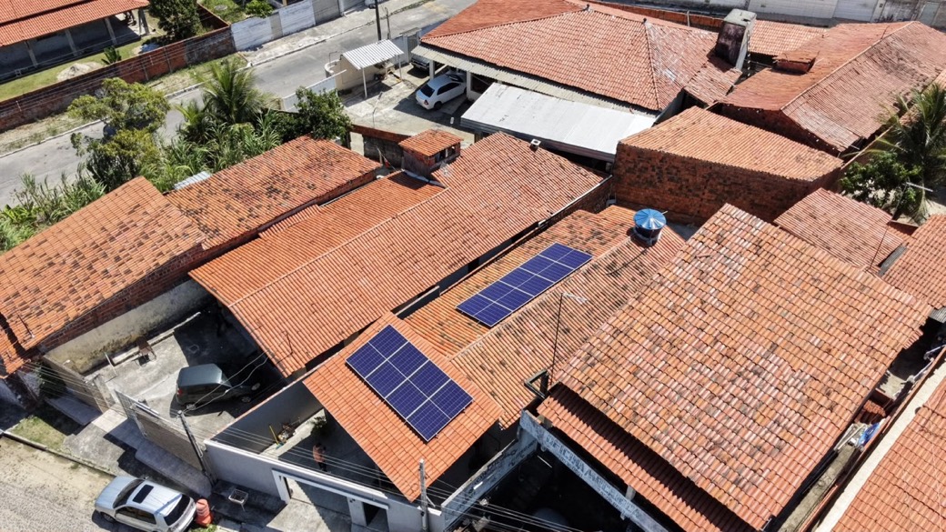 Energia solar em telhado no Ceará